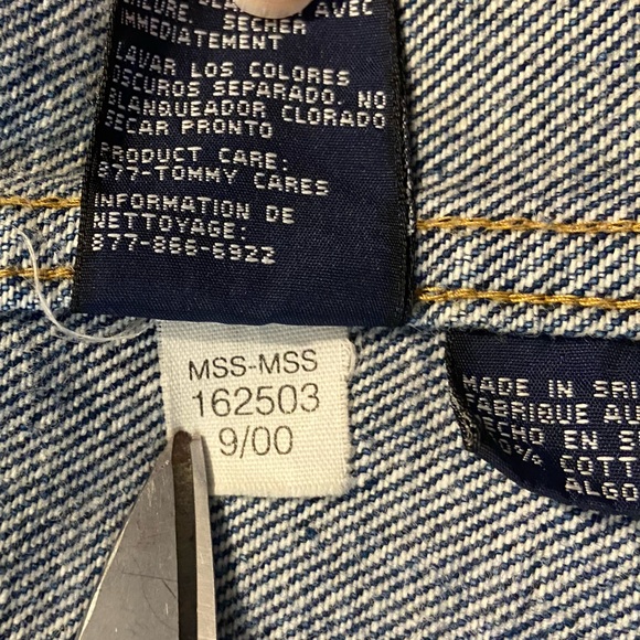 Tommy Jeans VTG Y2K VSCO Unisex Denim Jean Jacket XL #162503 Trucker - Picture 13 of 13